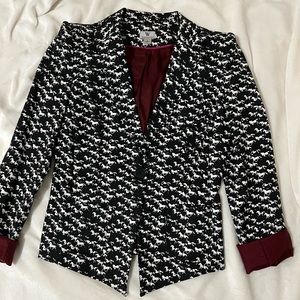 Worthington horse print blazer